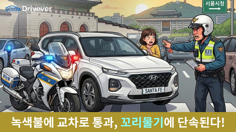 꼬리물기 단속 기준 및 과태료, 벌점 완벽 정리 (2026년 최신)